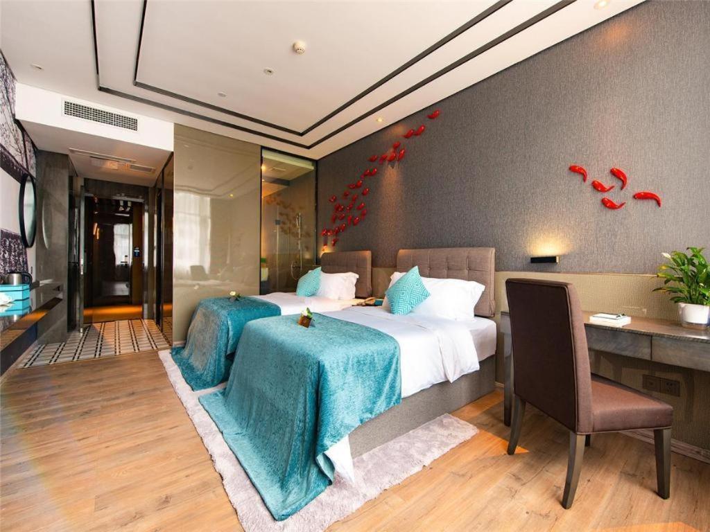 Xana Hotelle-Hotel Luzhou Baizitu Square Eksteriør bilde